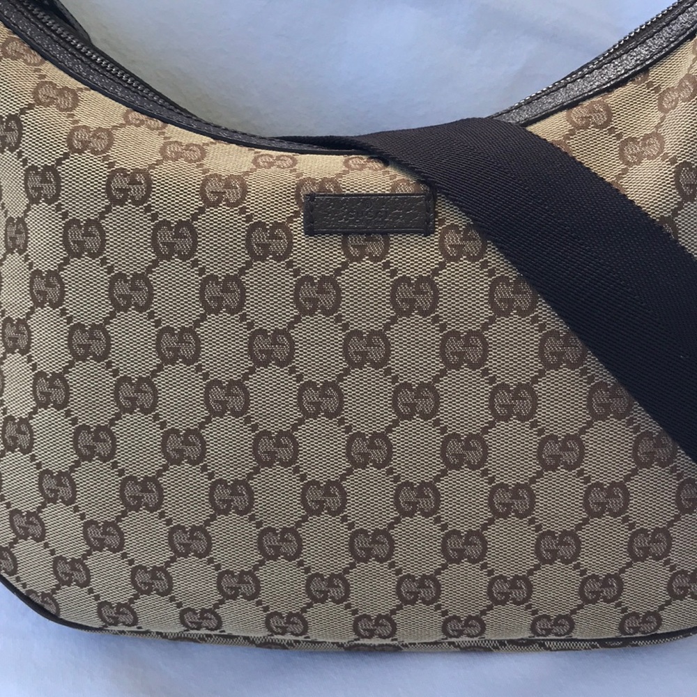 Gucci Canvas Brown Messenger Bag